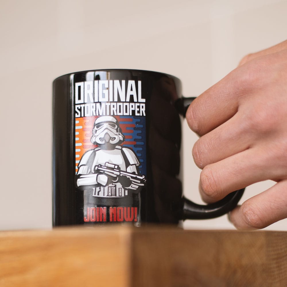 Originele Stormtrooper-mok Join Now Zwart