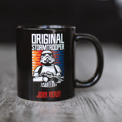 Originele Stormtrooper-mok Join Now Zwart