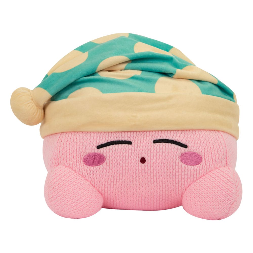 Kirby Nuiguru-Knit Pluche Figuur Kirby Slapende Mega 25 cm