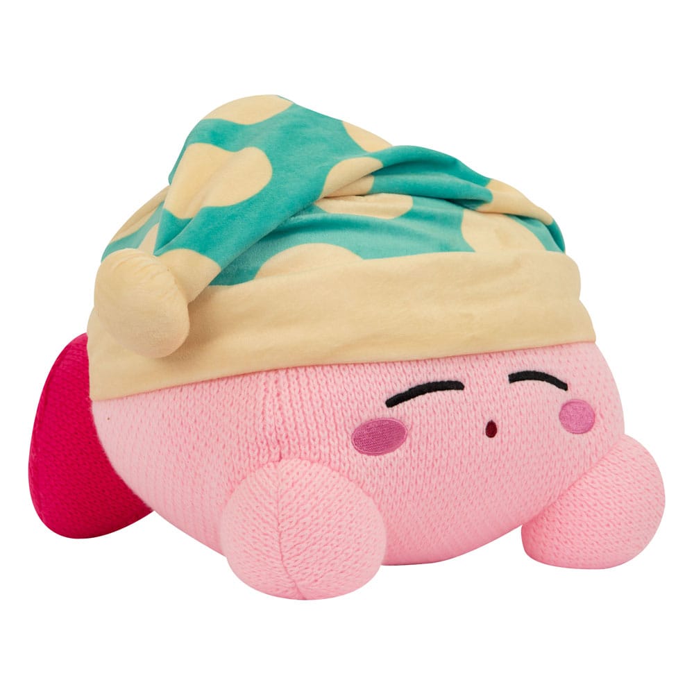 Kirby Nuiguru-Knit Pluche Figuur Kirby Slapende Mega 25 cm