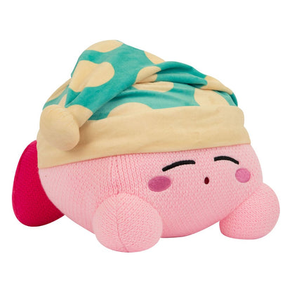 Kirby Nuiguru-Knit Pluche Figuur Kirby Slapende Mega 25 cm
