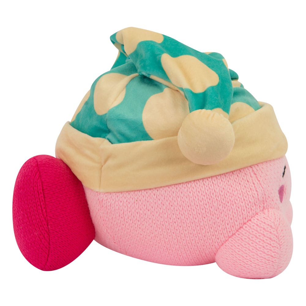 Kirby Nuiguru-Knit Pluche Figuur Kirby Slapende Mega 25 cm