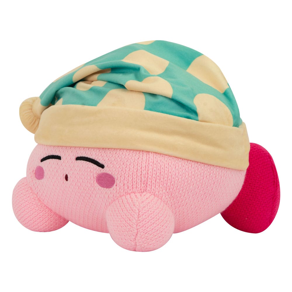 Kirby Nuiguru-Knit Pluche Figuur Kirby Slapende Mega 25 cm