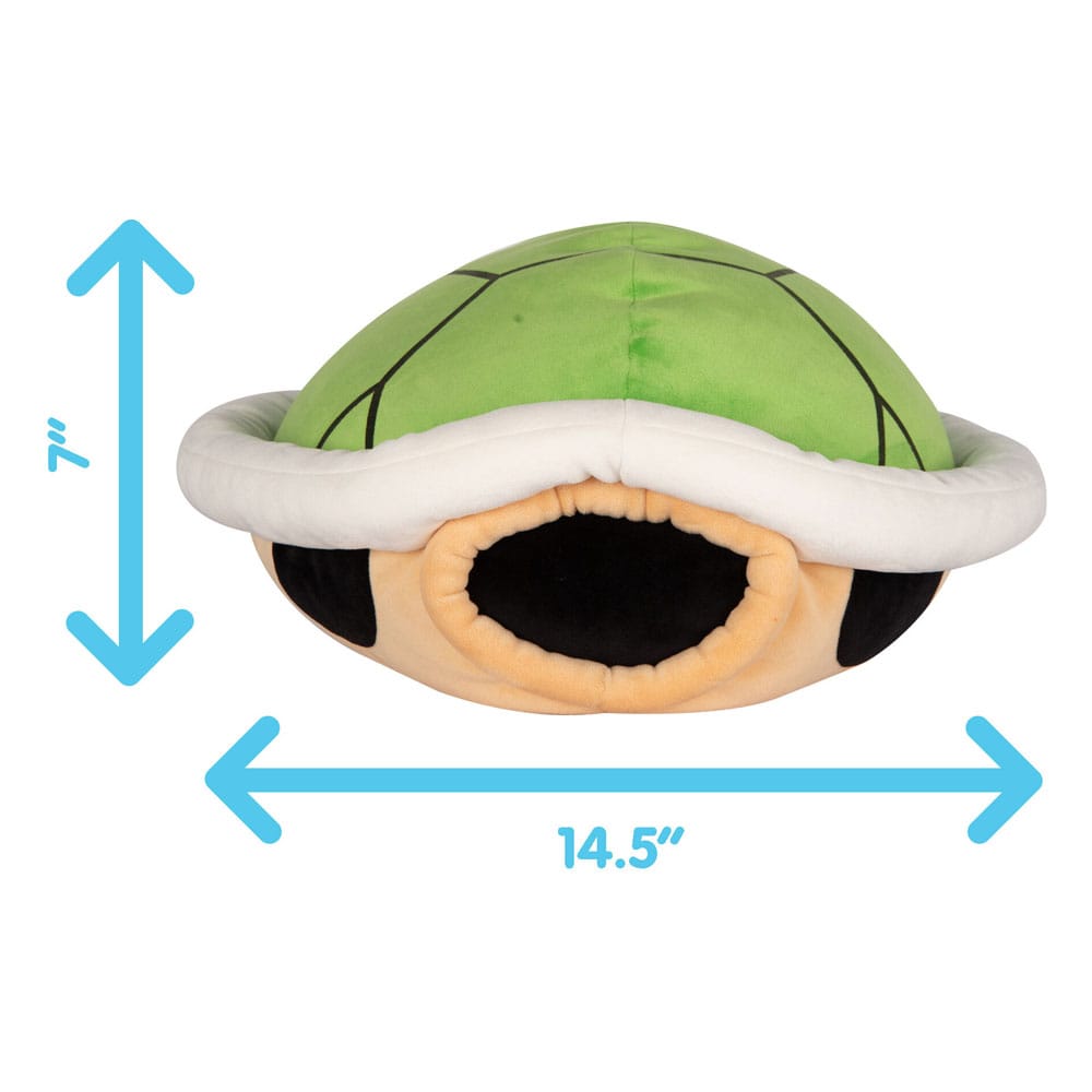 Mario Kart Mocchi-Mocchi Mega Plush Figuur Green Shell 19 cm