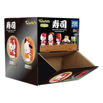 Sanrio Twinchees Minifiguren Hello Kitty & Friends Sushi Kawai 5 cm Display (24)