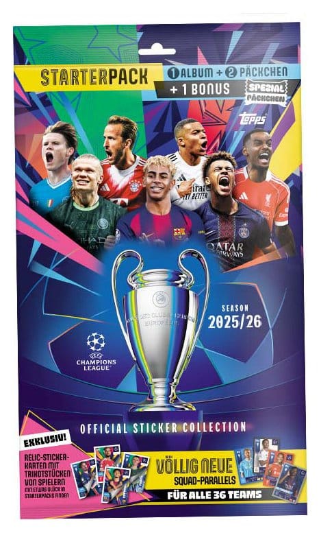 UEFA Champions League 2025/26 stickercollectie startpakket