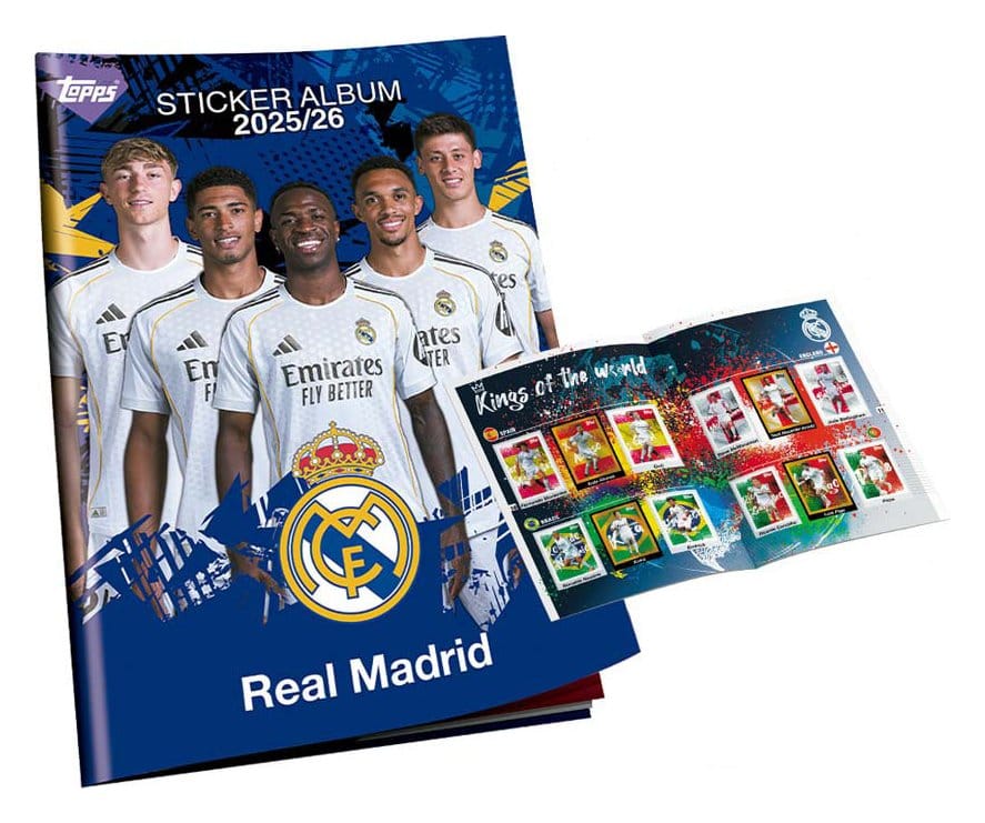 Real Madrid 2025/26 stickerverzameling albumset