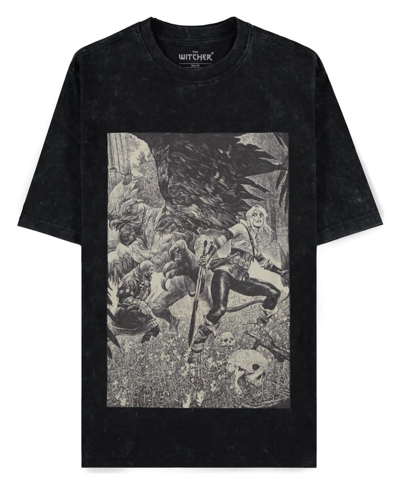 Het Witcher T-shirt Ciri en de Basilisk