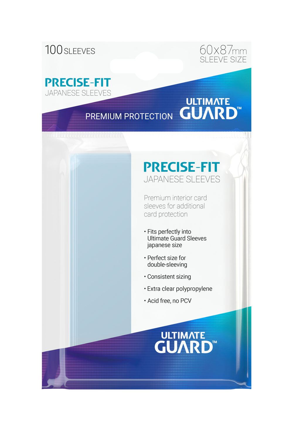 Ultimate Guard Precuse-Fit mouwen Japanse maat (100)