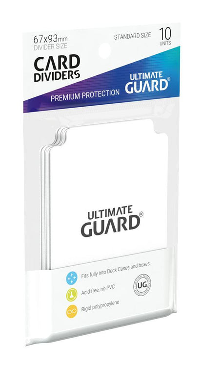 Ultimate Guard Card Dividers Standaardgrootte (10) - Wit