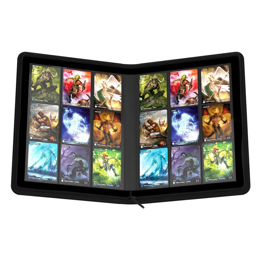 Ultimate Guard Zipfolio 360 18 -Pocket Xenoskin - Black