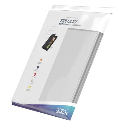 Ultimate Guard Zipfolio 360 18 -Pocket Xenoskin - White
