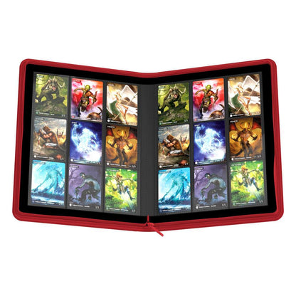 Ultimate Guard Zipfolio 360 18 -Pocket Xenoskin - Red