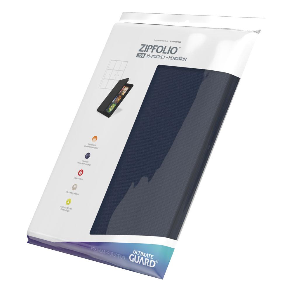 Ultimate Guard Zipfolio 360 18 -Pocket Xenoskin - Blue