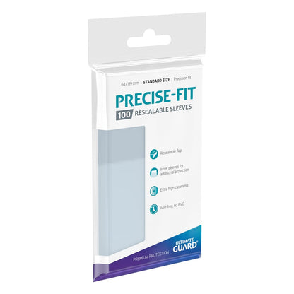 Ultimate Guard Precuse -Fit Sheeves Standard Grootte (100) - Hersluitbaar