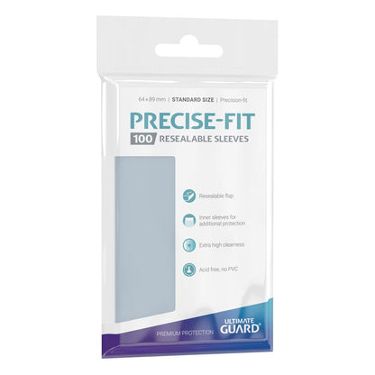 Ultimate Guard Precuse -Fit Sheeves Standard Grootte (100) - Hersluitbaar