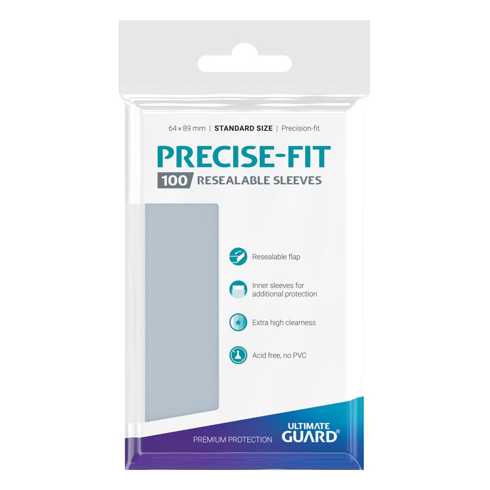 Ultimate Guard Precuse -Fit Sheeves Standard Grootte (100) - Hersluitbaar