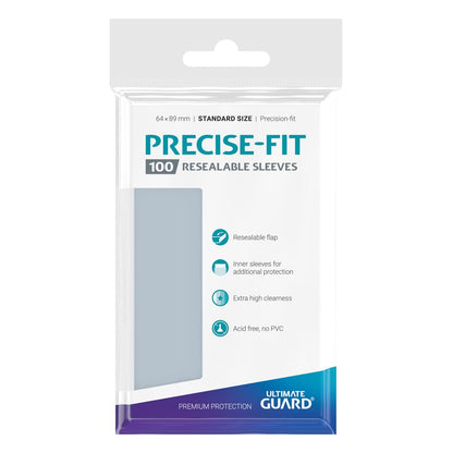 Ultimate Guard Precuse -Fit Sheeves Standard Grootte (100) - Hersluitbaar