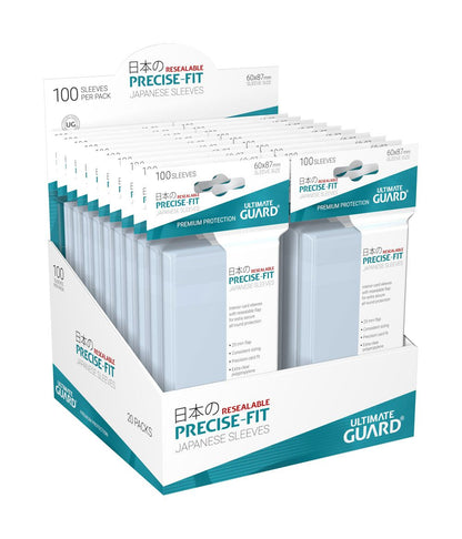 Ultimate Guard Precuse -Fit mouwen Japanse grootte (100) - Hersluitbaar