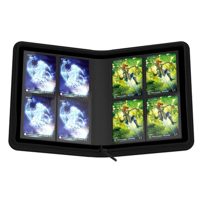 Ultimate Guard Zipfolio 160 8 -Pocket Xenoskin - Black