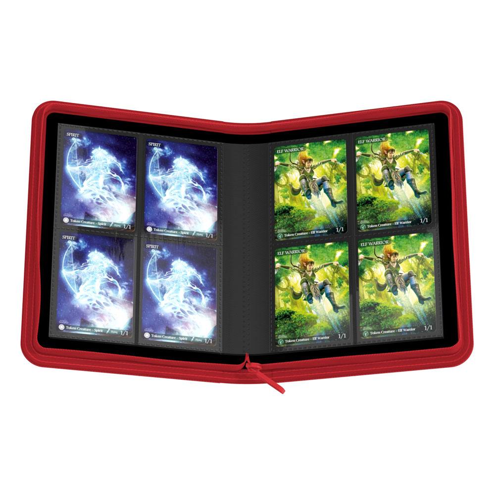 Ultimate Guard Zipfolio 160 8 -Pocket Xenoskin - Red