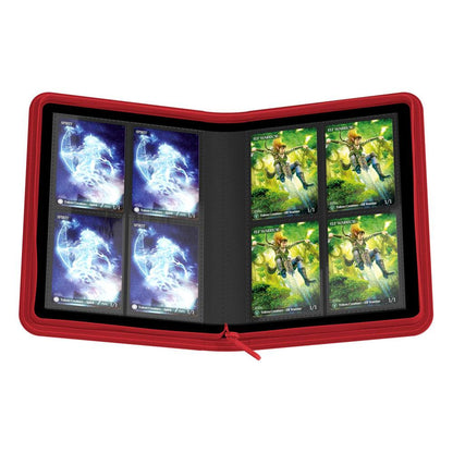 Ultimate Guard Zipfolio 160 8 -Pocket Xenoskin - Red