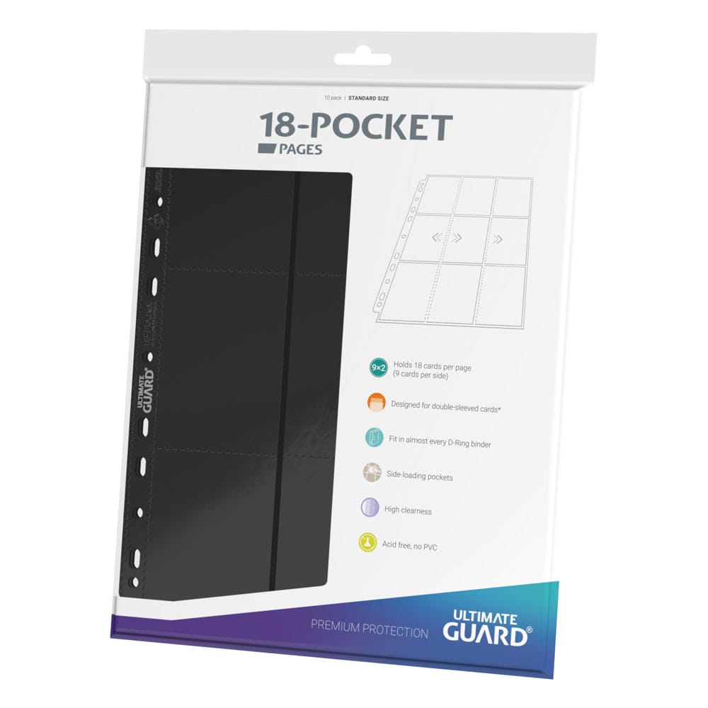 Ultimate Guard 18-Pocket Pages Side-loading (10)-Zwart
