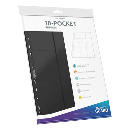 Ultimate Guard 18-Pocket Pages Side-loading (10)-Zwart