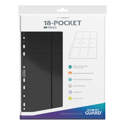 Ultimate Guard 18-Pocket Pages Side-loading (10)-Zwart
