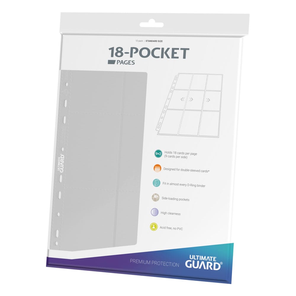 Ultimate Guard 18-Pocket Pages Side-loading (10)-Wit