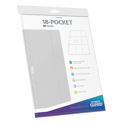 Ultimate Guard 18-Pocket Pages Side-loading (10)-Wit
