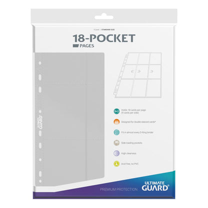 Ultimate Guard 18-Pocket Pages Side-loading (10)-Wit