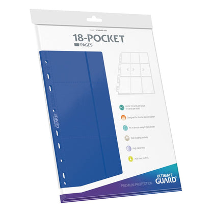 Ultimate Guard 18-Pocket Pages Side-loading (10)-Blauw