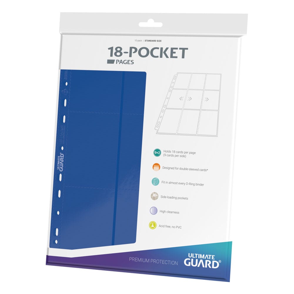 Ultimate Guard 18-Pocket Pages Side-loading (10)-Blauw