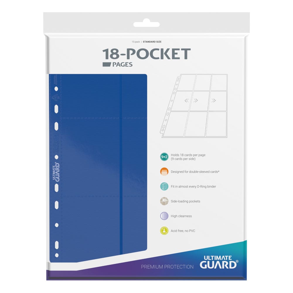 Ultimate Guard 18-Pocket Pages Side-loading (10)-Blauw