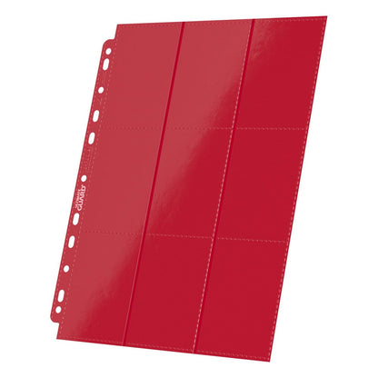 Ultimate Guard 18-Pocket Pages Side-loading (10)-Rood