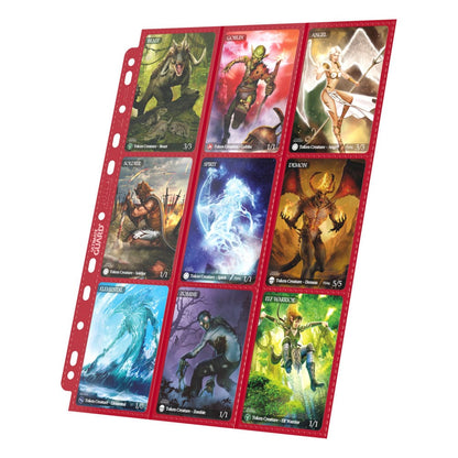 Ultimate Guard 18-Pocket Pages Side-loading (10)-Rood