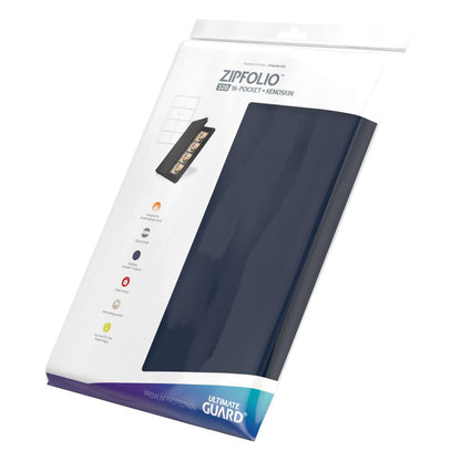 Ultimate Guard Zipfolio 320 16 -Pocket Xenoskin - Blue