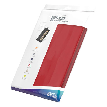 Ultimate Guard Zipfolio 320 16 -Pocket Xenoskin - Red