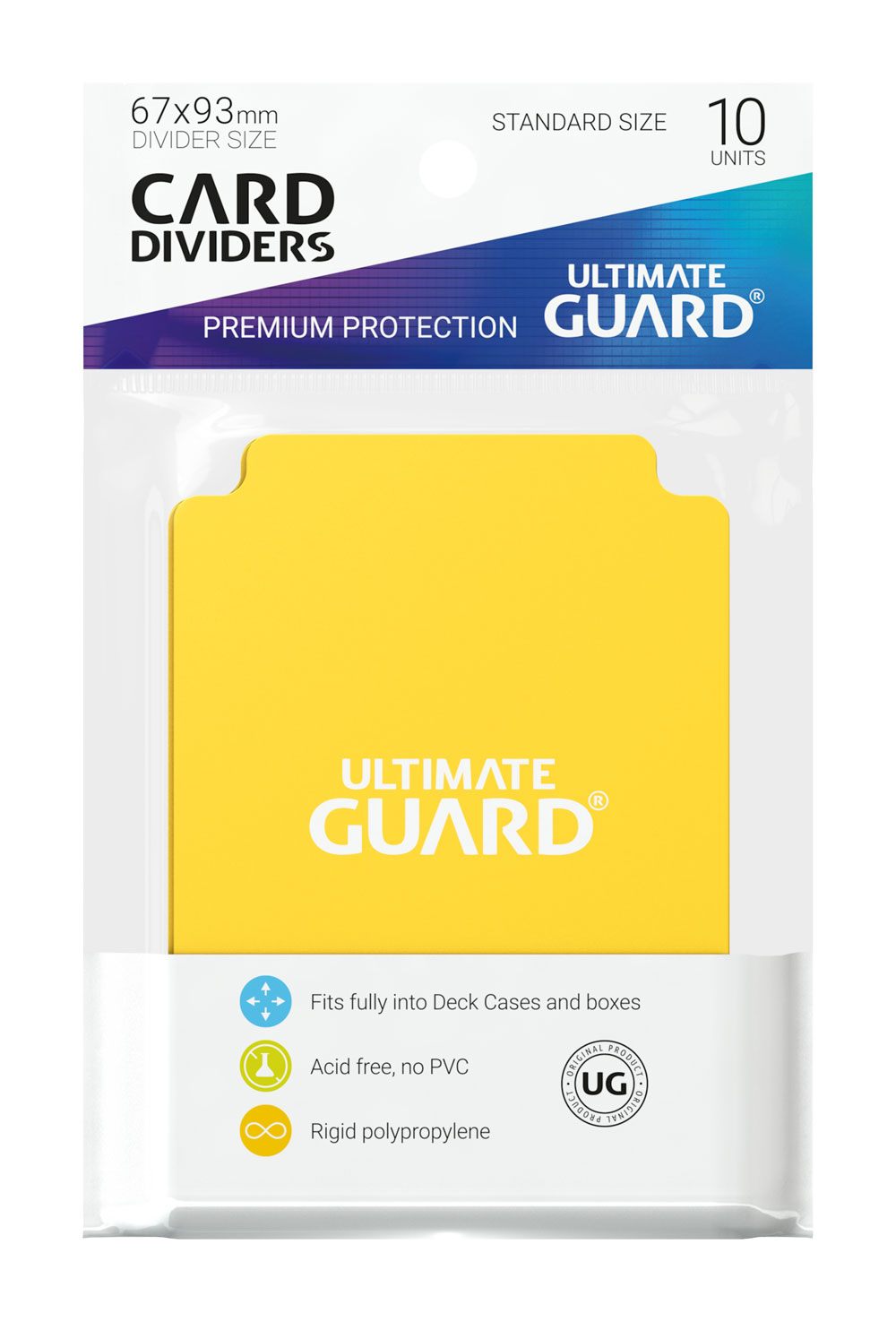 Ultimate Guard Card Dividers Standaardgrootte (10) - Geel