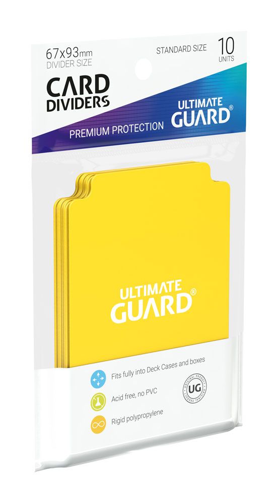 Ultimate Guard Card Dividers Standaardgrootte (10) - Geel