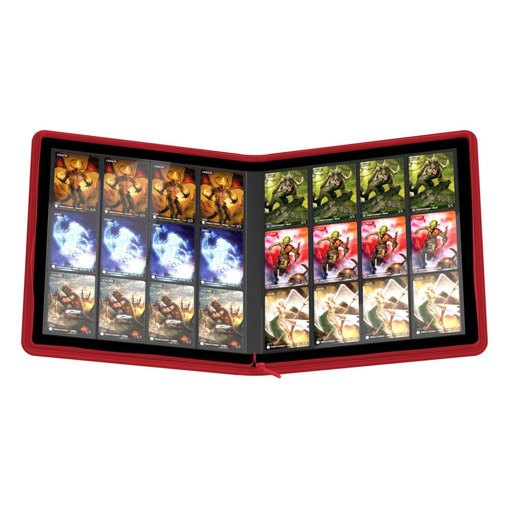 Ultimate Guard Zipfolio 480 24 -Pocket Xenoskin - Red