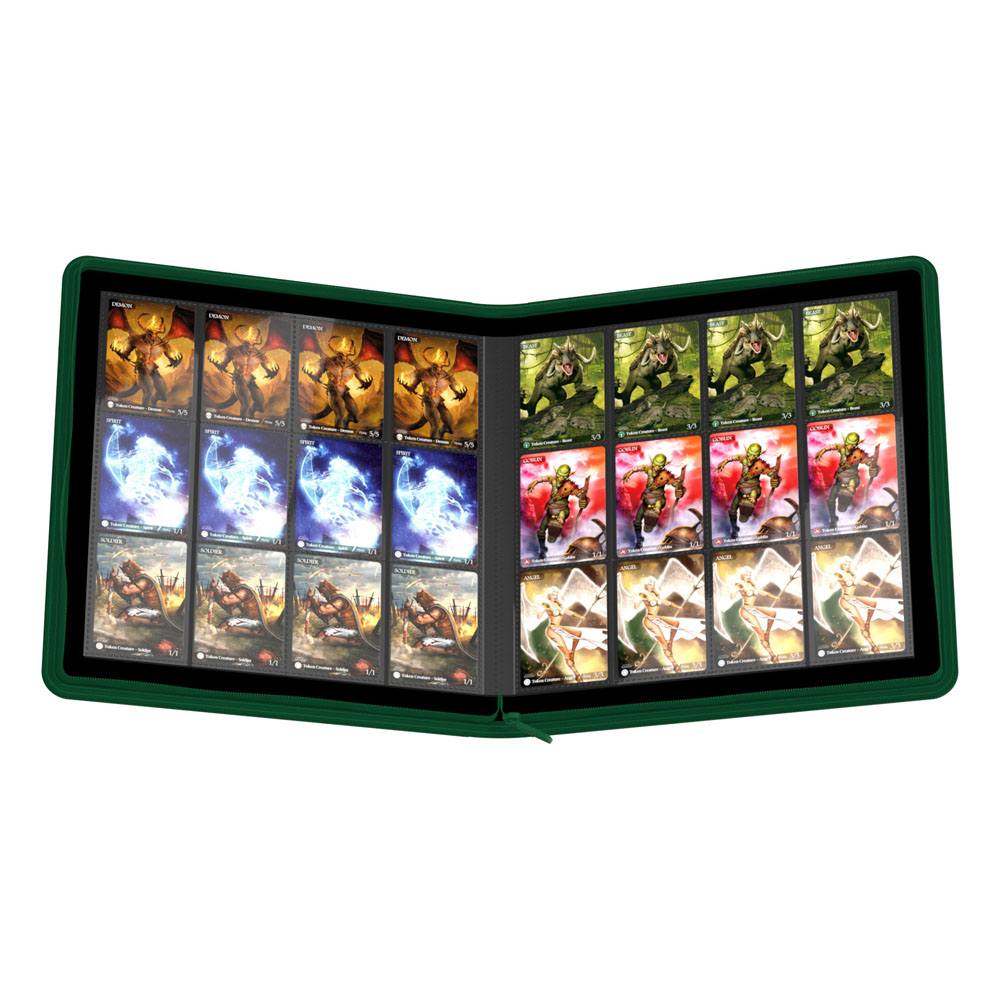 Ultimate Guard Zipfolio 480 24 -Pocket Xenoskin - Green