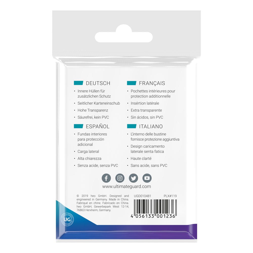 Ultimate Guard Precuse-Fit mouwen Japanse grootte (100)-Side-loading
