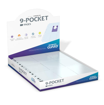 Ultimate Guard 9-Pocket Pages Top-loading (100)-transparant