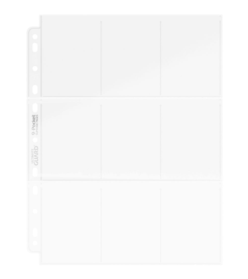 Ultimate Guard 9-Pocket Pages Top-loading (100)-transparant