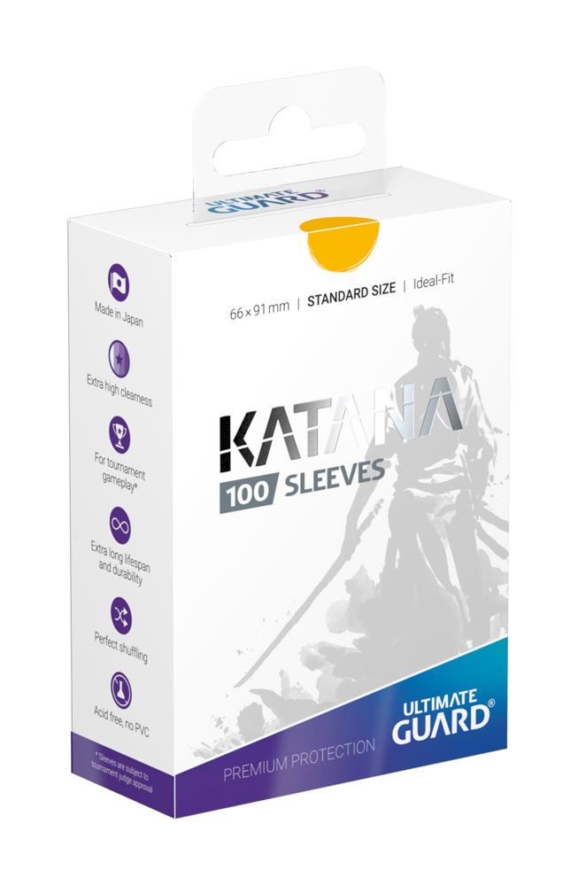 Ultimate Guard Katana Sleeves Standard Grootte (100) - Geel