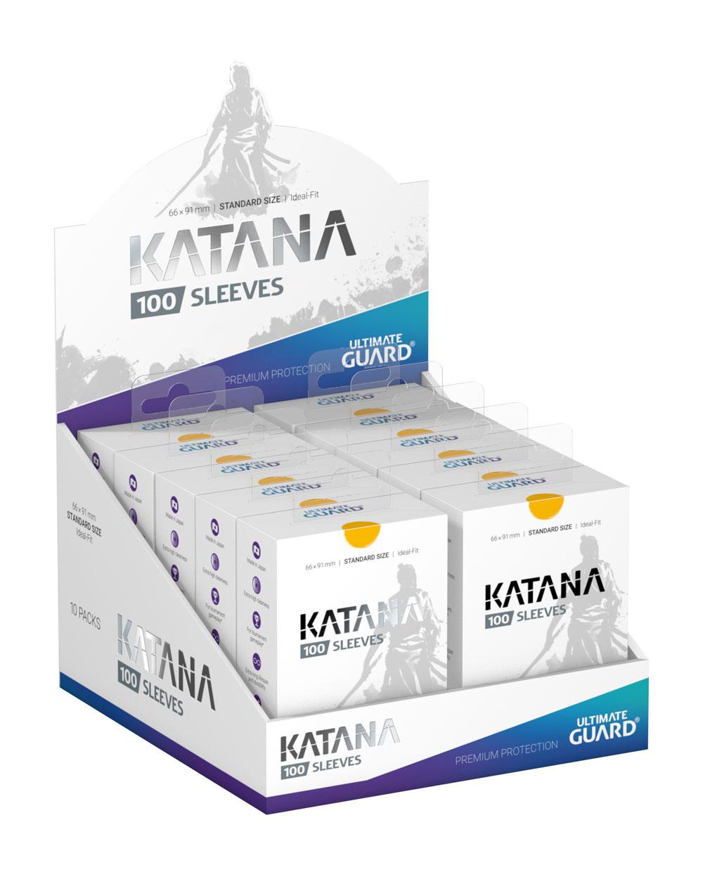 Ultimate Guard Katana Sleeves Standard Grootte (100) - Geel