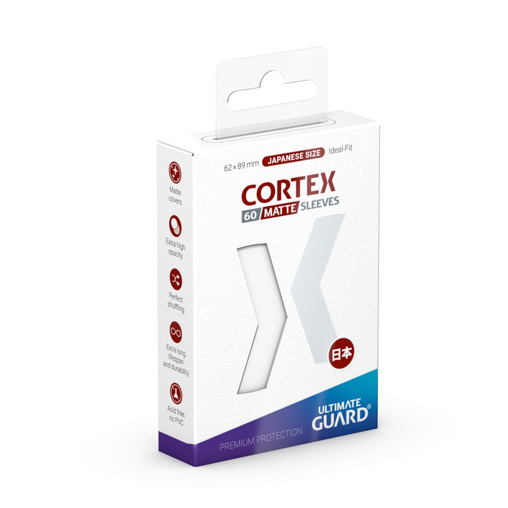 Ultimate Guard Cortex Mouwen Matte Japanse maat (60) - Wit