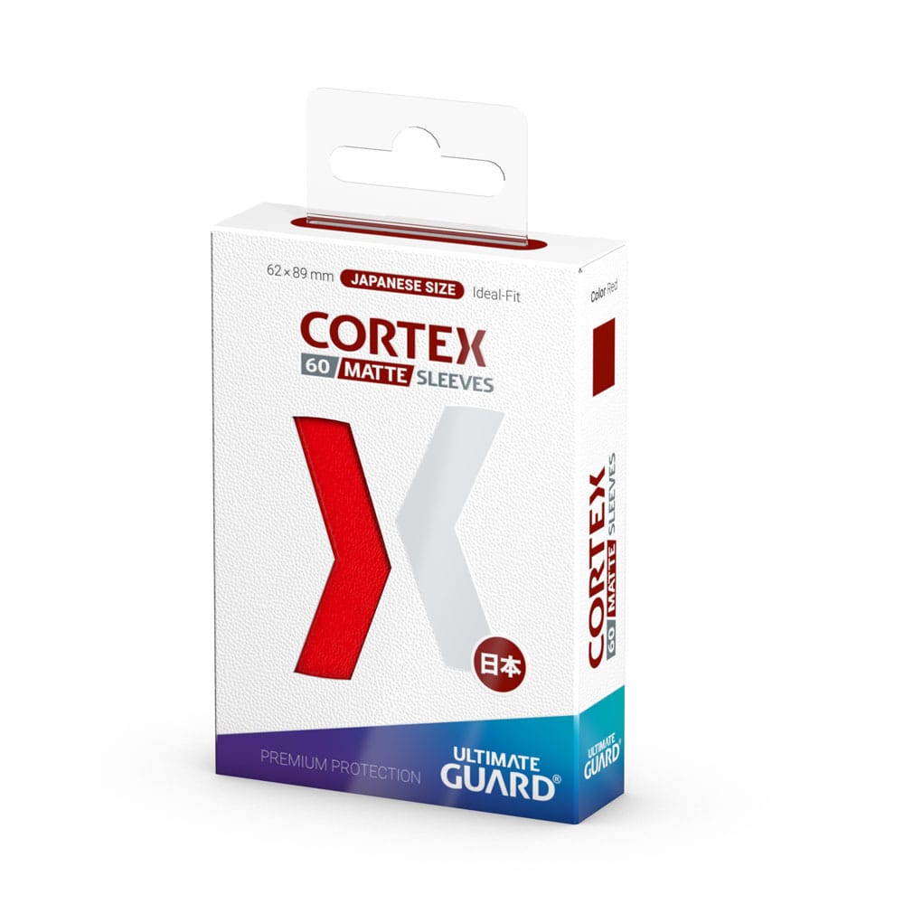Ultimate Guard Cortex Mouwen Matte Japanse maat (60) - Rood
